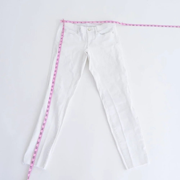 Lilly Pulitzer South Ocean White Skinny Denim Jeans Size 8 - Picture 2 of 13